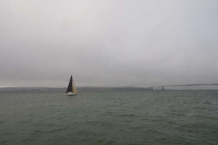 8-15-2021: Sausalito, California: Sail from Sausalito to tiburon, angel island, alcatraz island,...