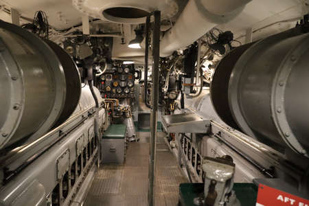 5-21-2021: San Francisco,  California: USS Pompanito , American submarine