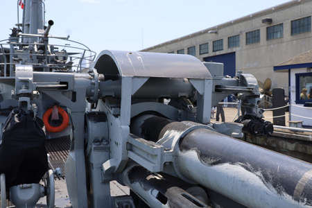 5-21-2021: San Francisco,  California: USS Pompanito , American submarine
