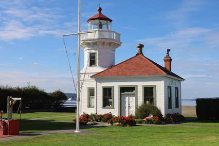 Photo of Mukiteo Lighthouse in Everett Washington, near Seattleのeditorial素材