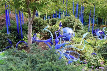 9-17-2021: Seattle, Washington; Chihuly Glass Museumのeditorial素材