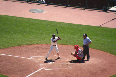 5-10-2008: San Francisco, California: Baseball at Giants stadium in San Francisco
