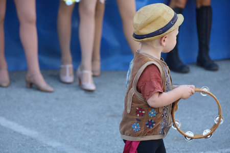 8-10-2022: Redwood city, California: Zoppe circus in Redwood city Californiaのeditorial素材