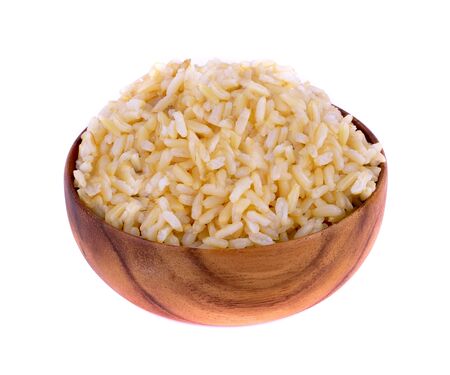 rice on white backgroundの写真素材