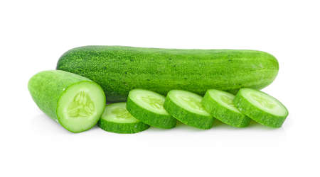Fresh cucumber, chopped cucumberの写真素材