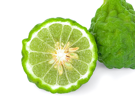 Bergamot isolated on white background.の写真素材