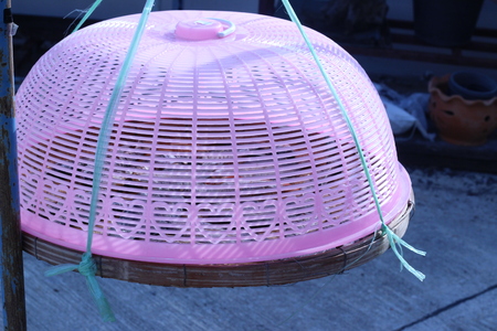 Dried fish grill basketの写真素材