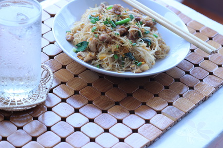 Fried noodles tasteの写真素材