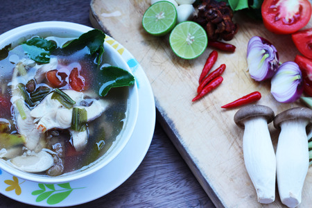 Fish soup (Thailand Food)の写真素材