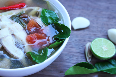 Fish soup (Thailand Food)の写真素材
