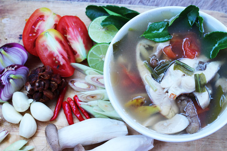 Fish soup (Thailand Food)の写真素材