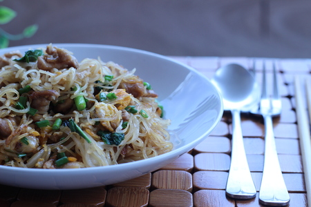 Fried noodles tasteの写真素材