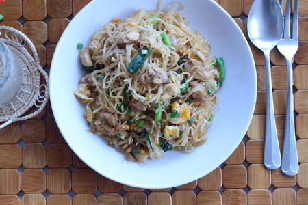 Fried noodles tasteの写真素材