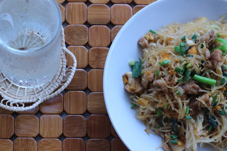 Fried noodles tasteの写真素材