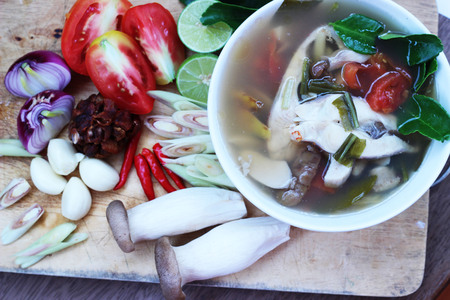 Fish soup (Thailand Food)の写真素材