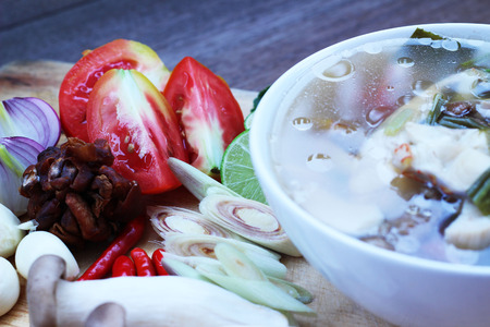 Fish soup (Thailand Food)の写真素材