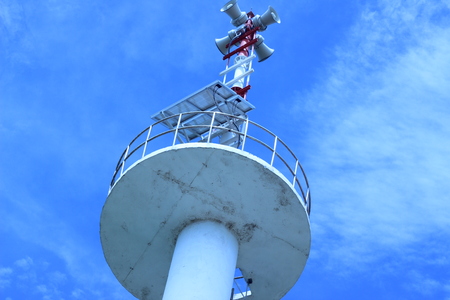 The tower's antennaの写真素材