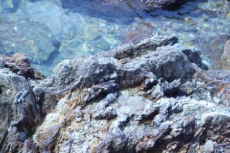 Rocks in the seaの写真素材