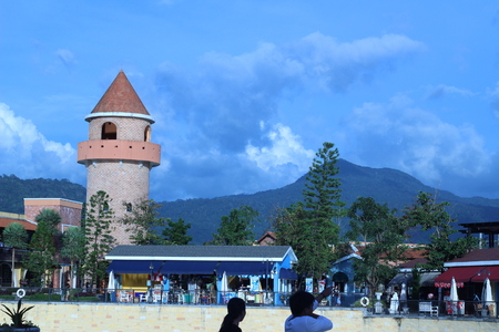 Beautiful tower in Thailandのeditorial素材