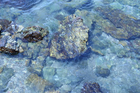 Rocks in the seaの写真素材