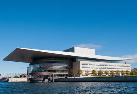 The opera house in Copenhagen, Denmarkのeditorial素材