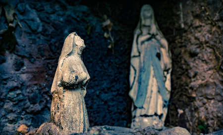 Old Virgin - La Serena city, Chile.の写真素材