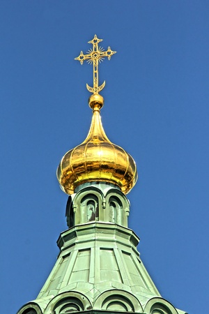 Closeup of the Uspenski Cathedral, Helsinki, Finlandの写真素材