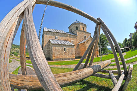 Studenica monastery in Serbiaの写真素材