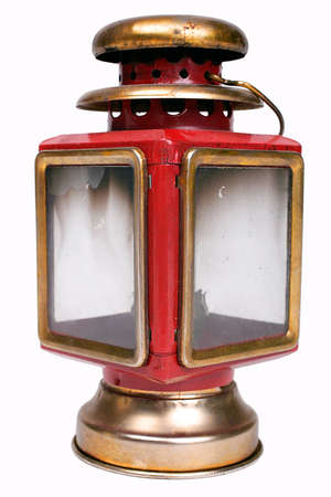Red petrol lampの写真素材