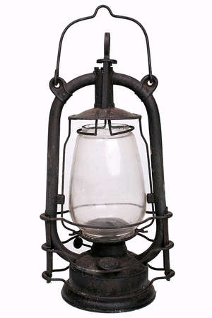 old petrol lampの写真素材