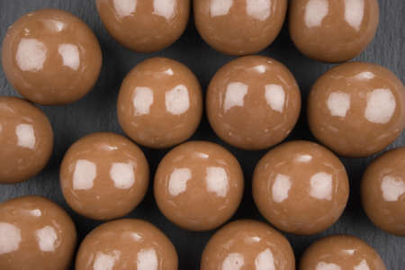 chocolate ball candiesの写真素材