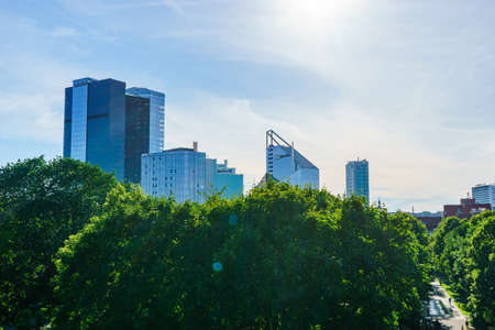 Streets, Houses and roofs of Tallinn in the summer day.のeditorial素材