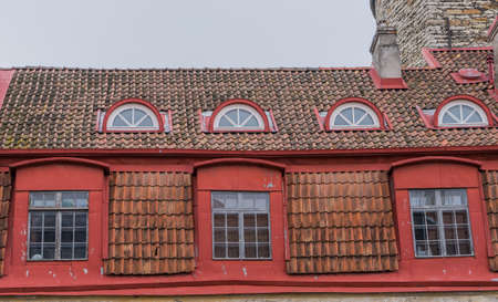 old building in the cityの写真素材