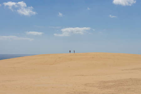 Landscape Dunes Of Corralejo, Fuerteventura, Canary Islands, Spain.の写真素材