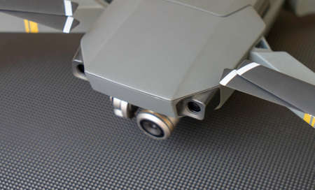 Estonia, Tallinn - June 1, 2018: DJI Mavic Pro quadcopter. The Mavic is a new drone design by DJIのeditorial素材