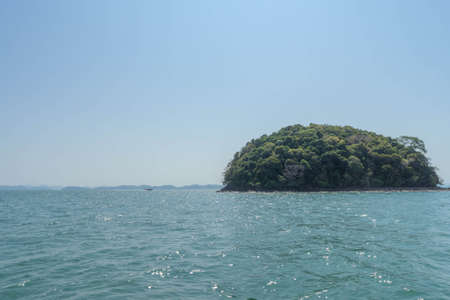 Rocks and sea in Thailandの写真素材
