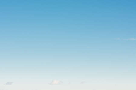 White clouds in blue sky.Winter cold clouds blue heaven background.の写真素材
