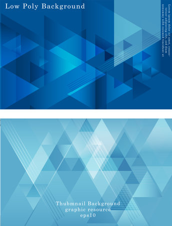 abstract background wallpaper geometry blueのイラスト素材