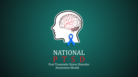 post traumatic stress disorder dayのイラスト素材
