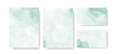 water color background abstract bundle setのイラスト素材
