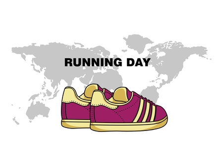 SHOE VECTOR ILLUSTRATION ARTのイラスト素材