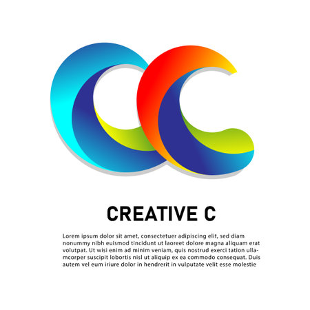 TWIN WAVE LOGO VECTOR TEMPLATE ARTのイラスト素材