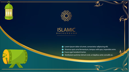 ramadan decoration calligraphy design with arabesque decorations in mosque shape vector illustrationのイラスト素材