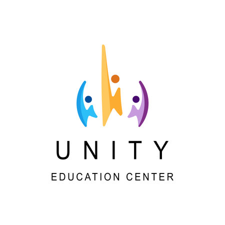 unity people logo templateのイラスト素材