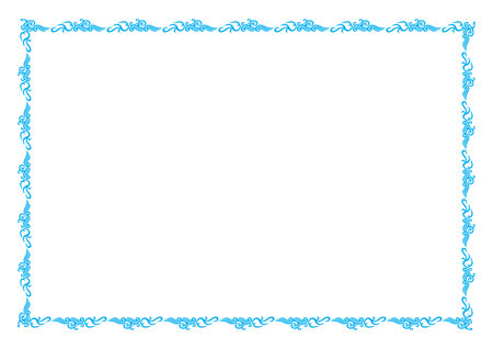 frame isolated on red background. Collection of different chinese retro border vector flat illustrationのイラスト素材