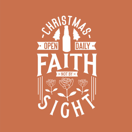 lettering typography merry christmas quoteのイラスト素材