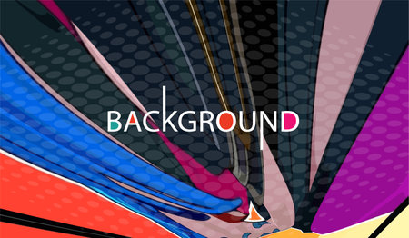ABSTRACT WALLPAPER MODERN BACKGROUND PAINTのイラスト素材