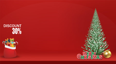 merry christmas background design layoutのイラスト素材