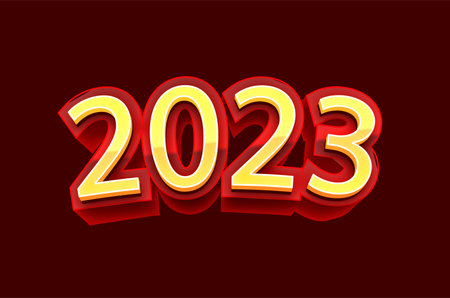 2023 TEXT LETTER 3D
