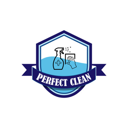 perfect clean logo templateのイラスト素材